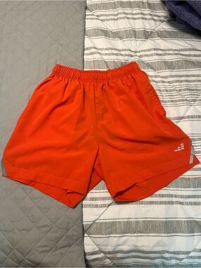 Men's Athletic Orange Shorts BCG size small